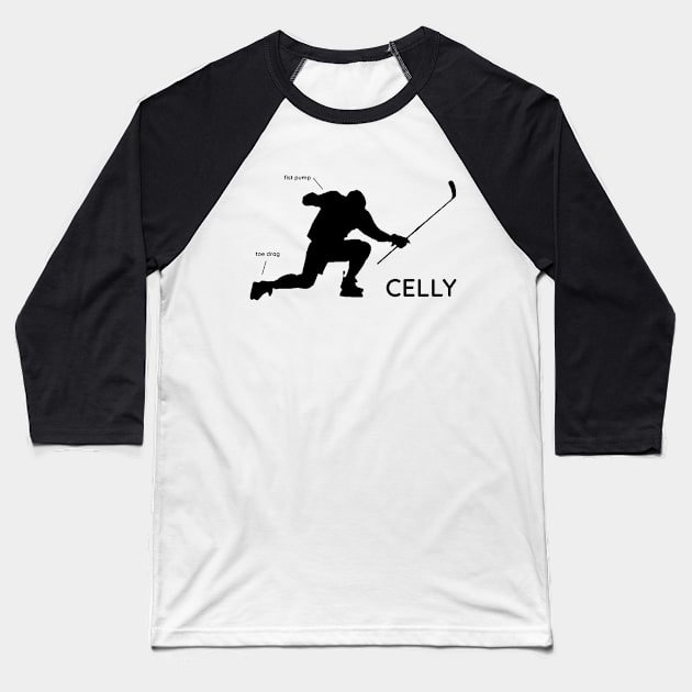 Hockey Terms - CELLY Baseball T-Shirt by INLE Designs